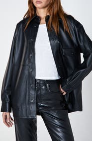 Unpublished Gia Chromatic Faux Leather Jacket