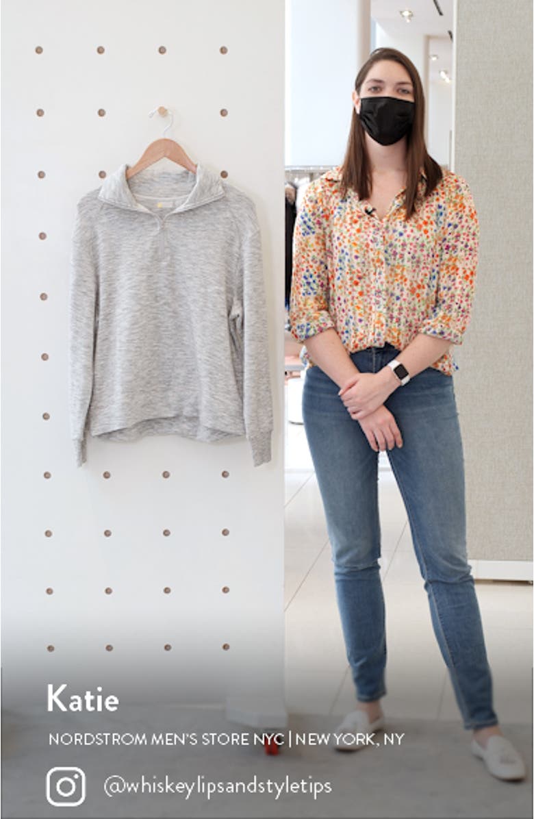 Peaceful Half Zip Fleece Pullover, sales video thumbnail