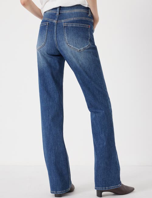 Hush Eliana Mid Rise Bootcut Jeans In Blue