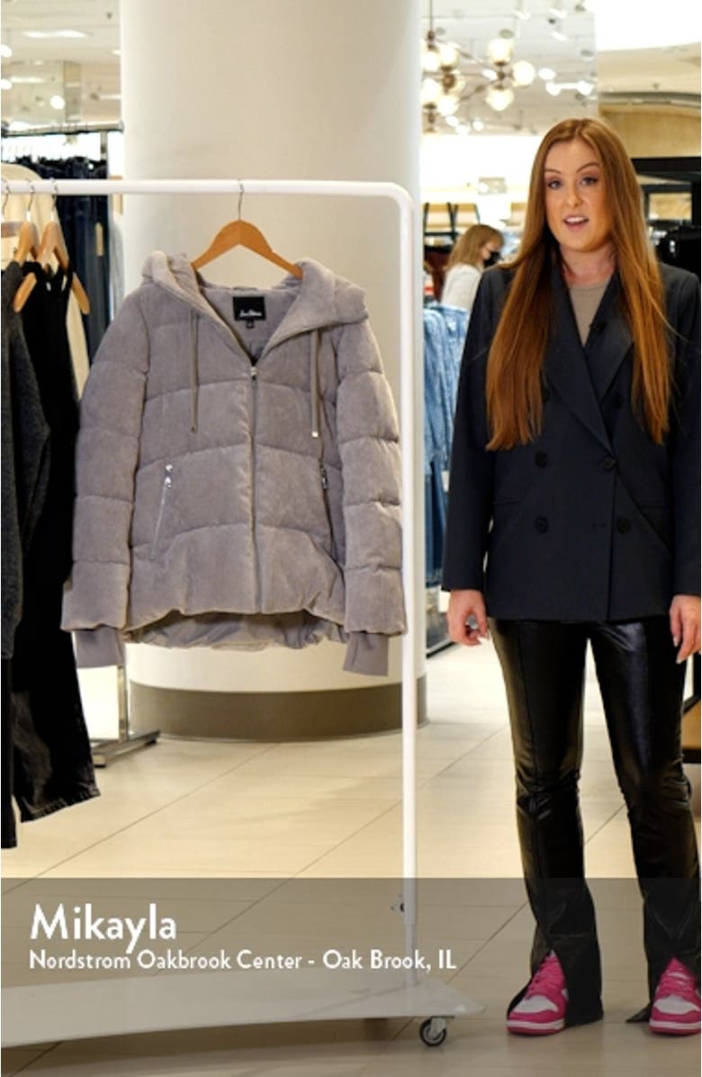 Hooded Corduroy Puffer, sales video thumbnail