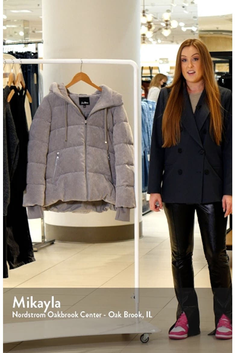 Hooded Corduroy Puffer video