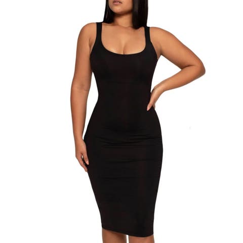 X Yahaira Perfect Black Shapping Bodycon Dress