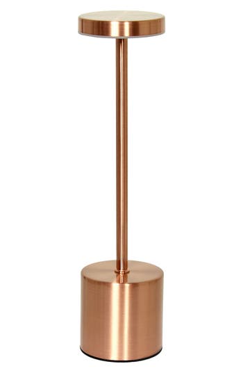 Lalia Home Touch Activated Wireless Lamp In Copper