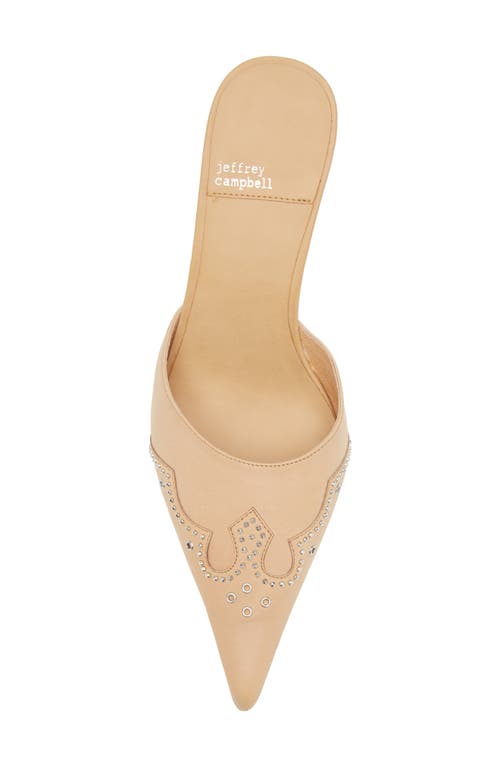 Jeffrey Campbell Head West Mule In Natural