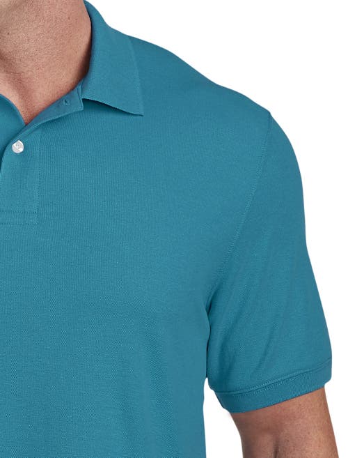 Xdmy Harbor Bay By Dxl Harbor Bay By Dxl Big & Tall Piqué Polo Shirt In Deep Lagoon