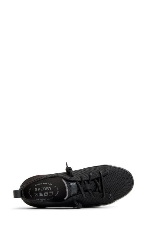 Sperry Top-sider® Sperry Crest Vibe Knit Sneaker In Black Textile Woven