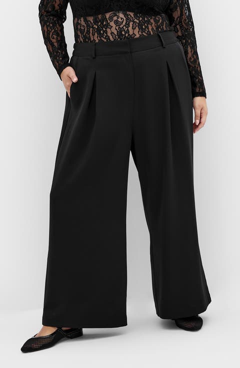 Jordan Pleat Wide Leg Pants