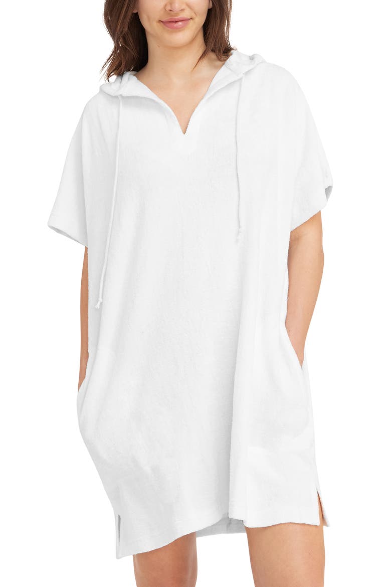 Surf Poncho, Main, color, WHITE