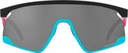 Oakley BXTR 39mm Prizm™ Wrap Shield Sunglasses