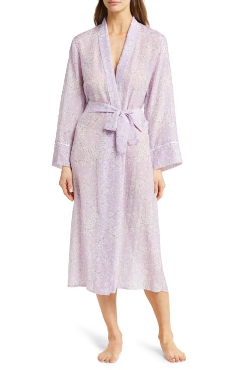Cherry Blossom Cotton & Silk Robe