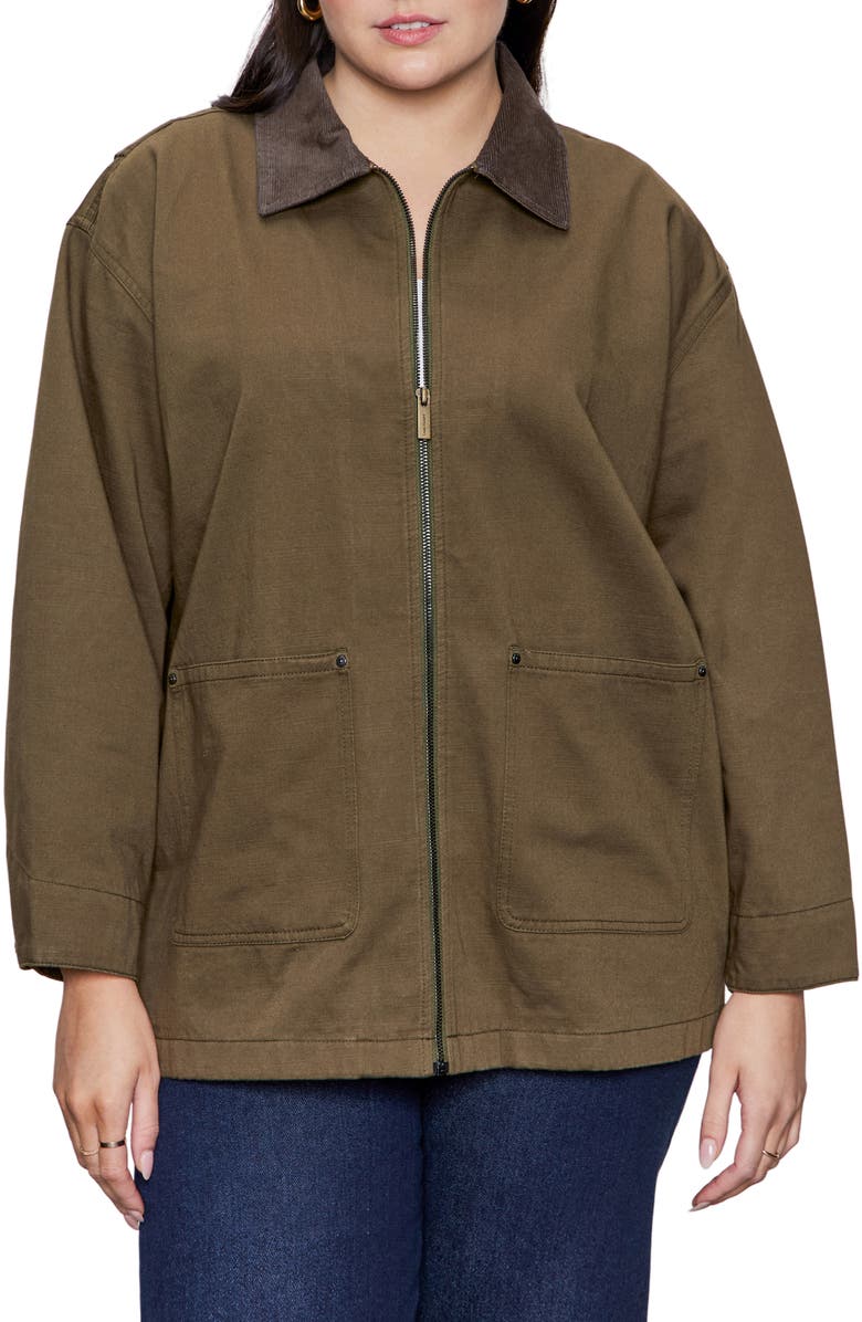 Sanctuary Barn Jacket, Alternate, color, Burnt Olive