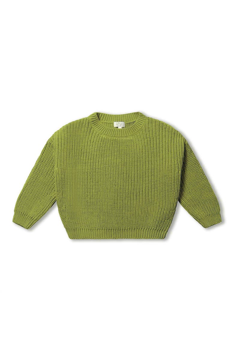 The Chunky Sweater Baby, Alternate, color, olive