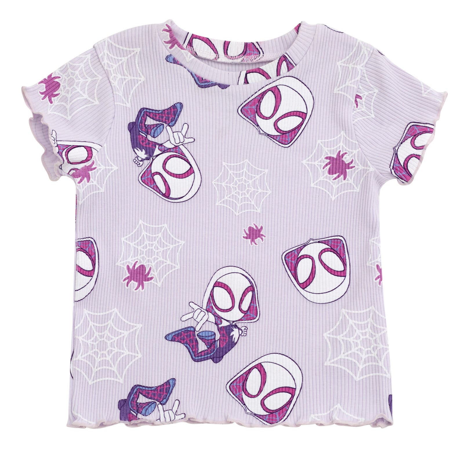 Marvel Spidey And Friends Spider-Man Ghost-Spider Outfit Set | Toddler To Kids Graphic Tee & Leggings