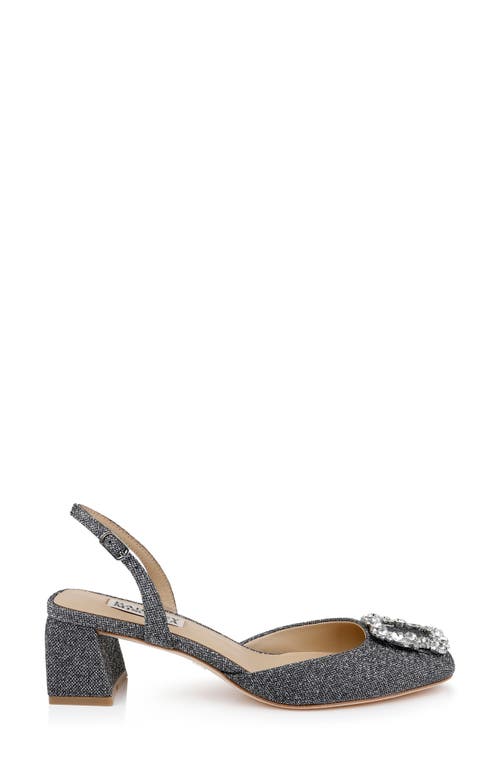 Badgley Mischka Collection Vivia Slingback Pump In Gray