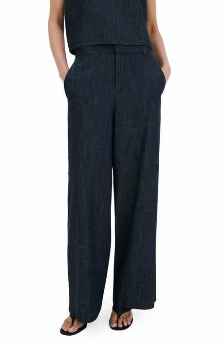 Mid Rise Wide Leg Trouser Jeans