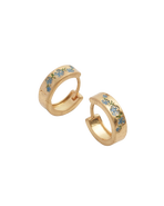 Fable England Forget-Me-Not Mini Hoop Earrings