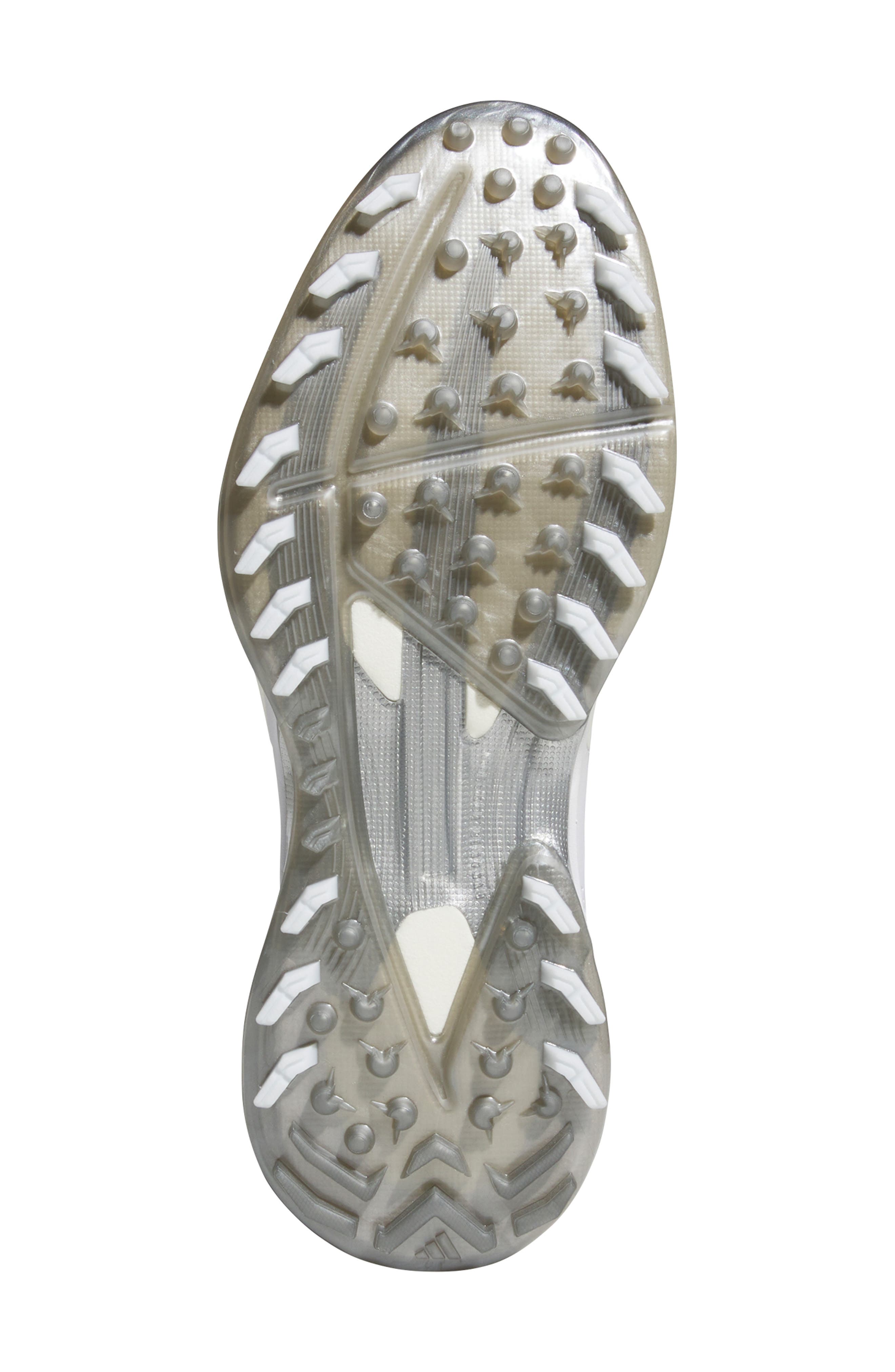 adidas Adizero ZG Waterproof Spikeless Golf Shoe, Alternate, color, Grey/ Iron/ Silver