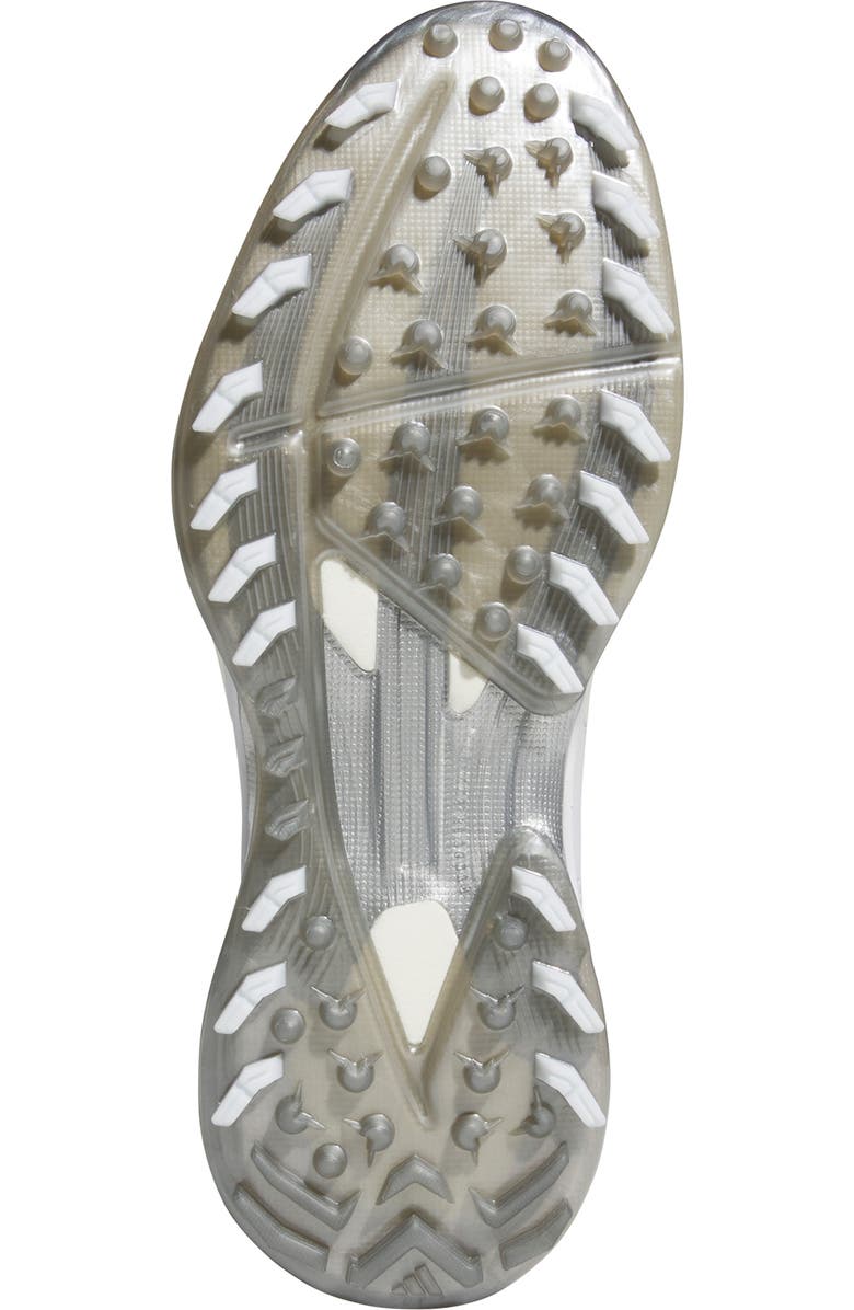 adidas Adizero ZG Waterproof Spikeless Golf Shoe, Alternate, color, Grey/ Iron/ Silver