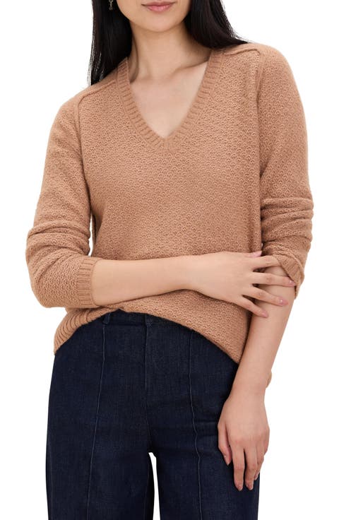 Femme Tuck V-Neck Sweater