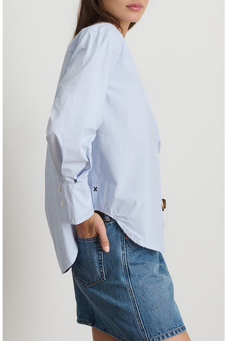 Crosby Cotton Button-Up Shirt, Alternate, color, CALM BLUE