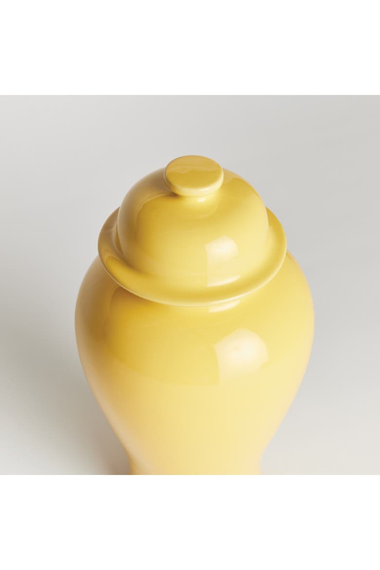 Koa Lidded Mini Ginger Jar Large, Alternate, color, Yellow