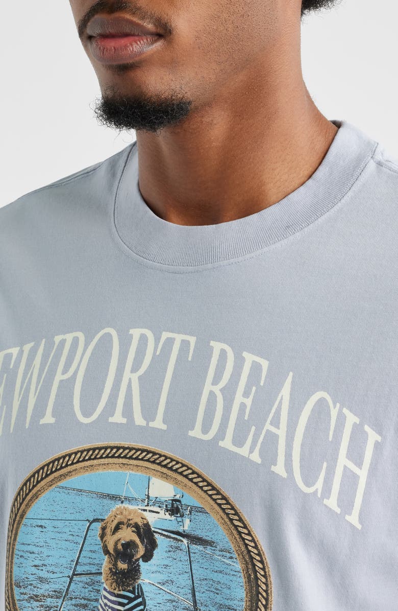 SANTO STUDIO Newport Beach Sailing Division T-Shirt, Alternate, color, 