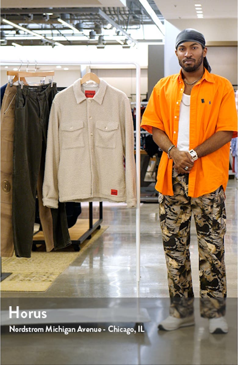 Enalu Oversize Fleece Button-Up Shirt Jacket, sales video thumbnail