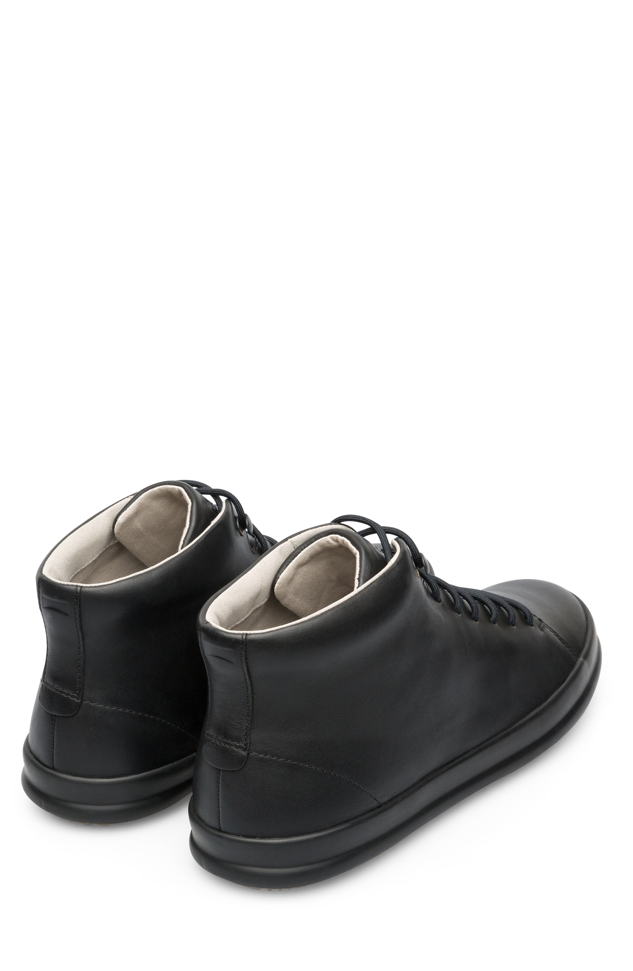 Chasis High Top Sneaker, Alternate, color, BLACK