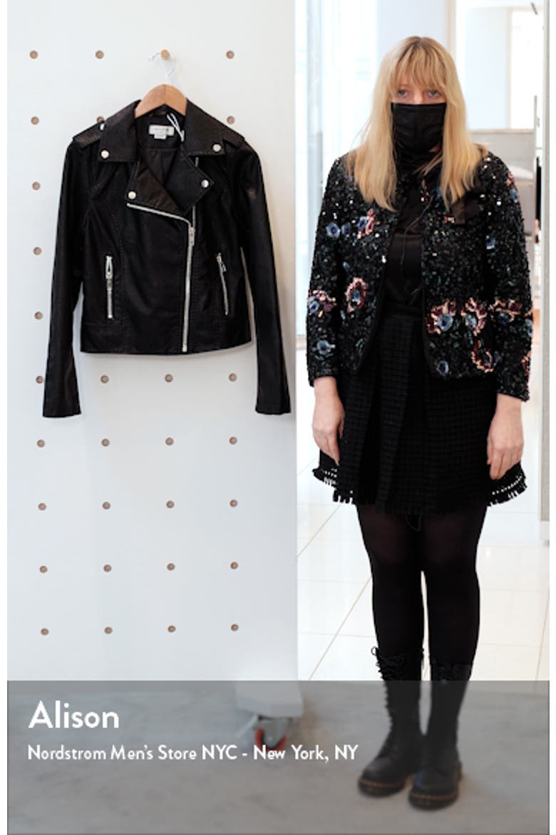 Ivanna Faux Leather Moto Jacket video