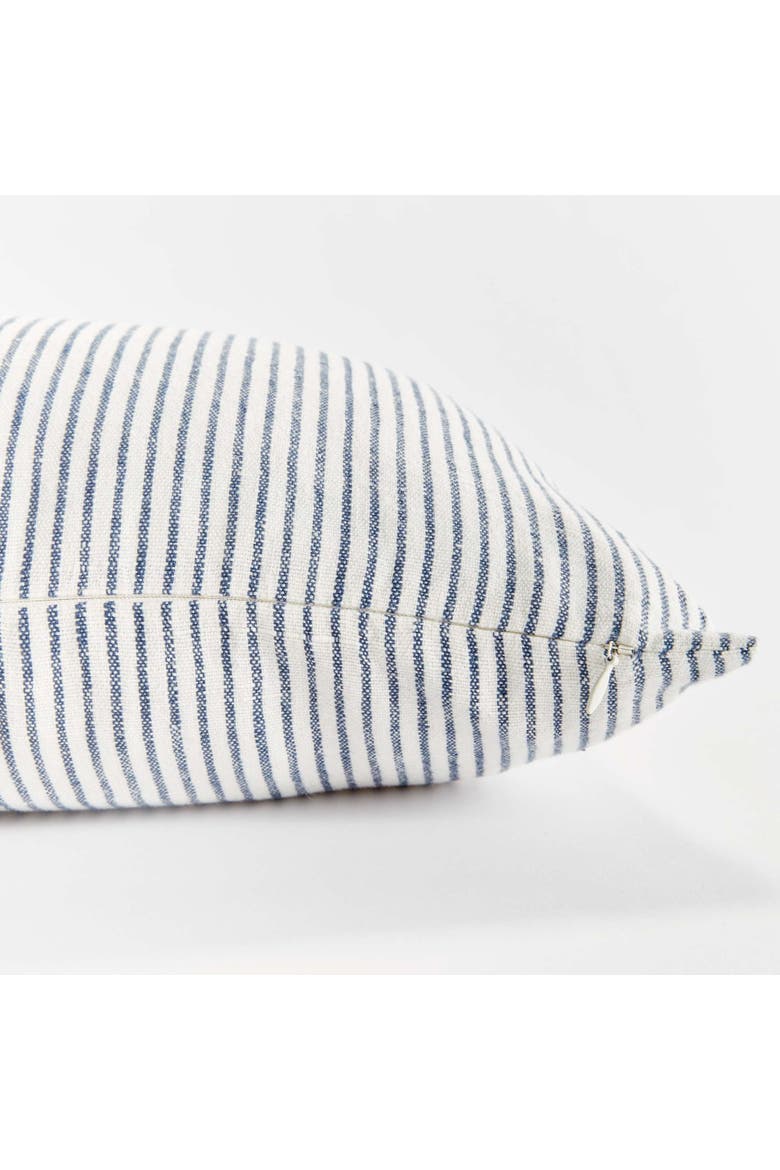 Otis Pinstripe Lumbar Pillow, Alternate, color, Blue