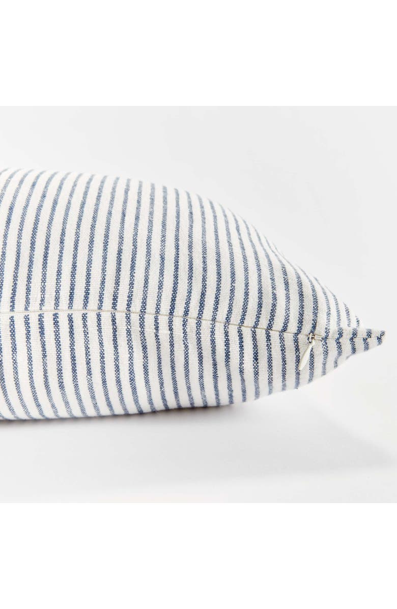 Napa Home & Garden Otis Pinstripe Lumbar Pillow, Alternate, color, Blue