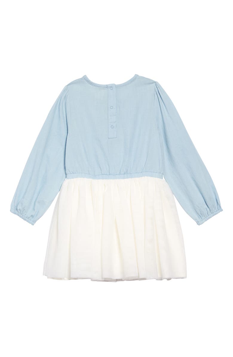 Tucker + Tate Denim Tulle Dress, Alternate, color,