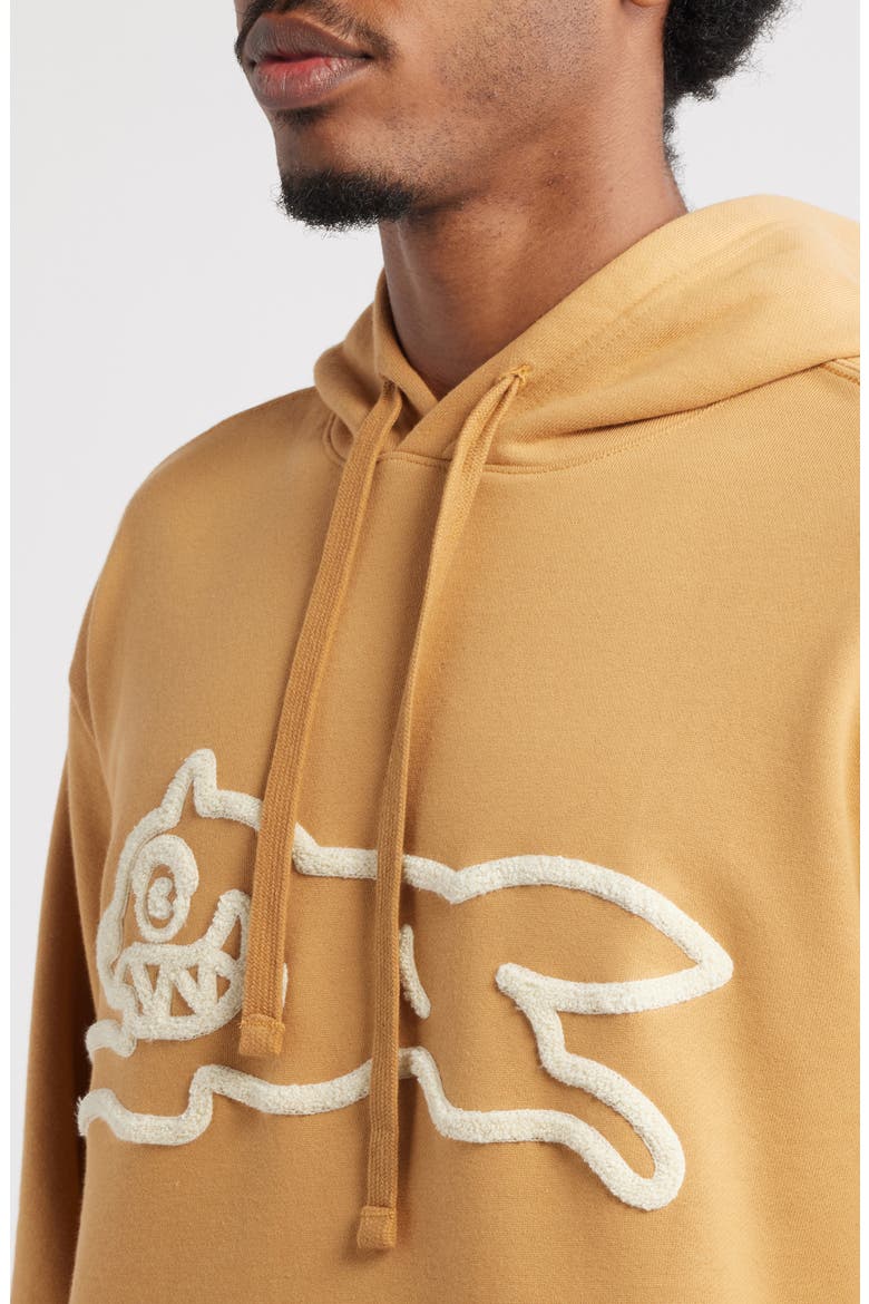 Sauce Logo Appliqué Hoodie, Alternate, color, APPLE CINNAMON