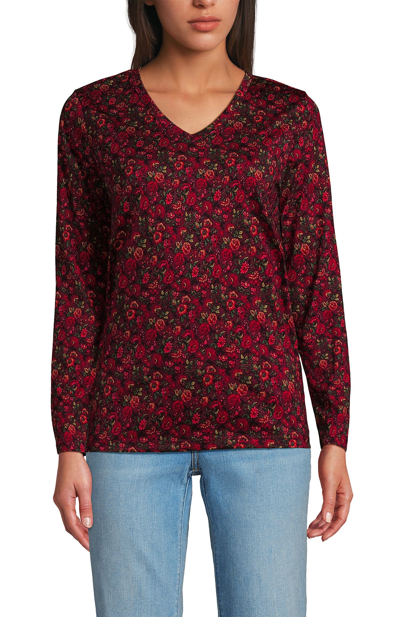 Lush Burgundy/Red Flowers
