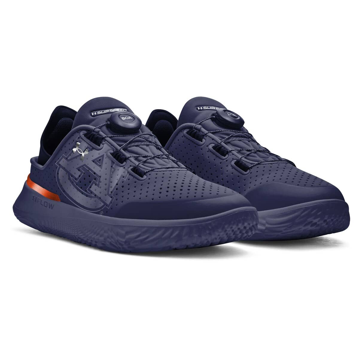 Under Armour Unisex Under Armour Navy Auburn Tigers SlipSpeed Running Shoes, Alternate, color, Navy