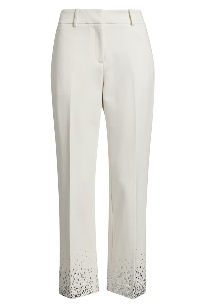Crop Flare Pants, Alternate, color, WHITE DOVE