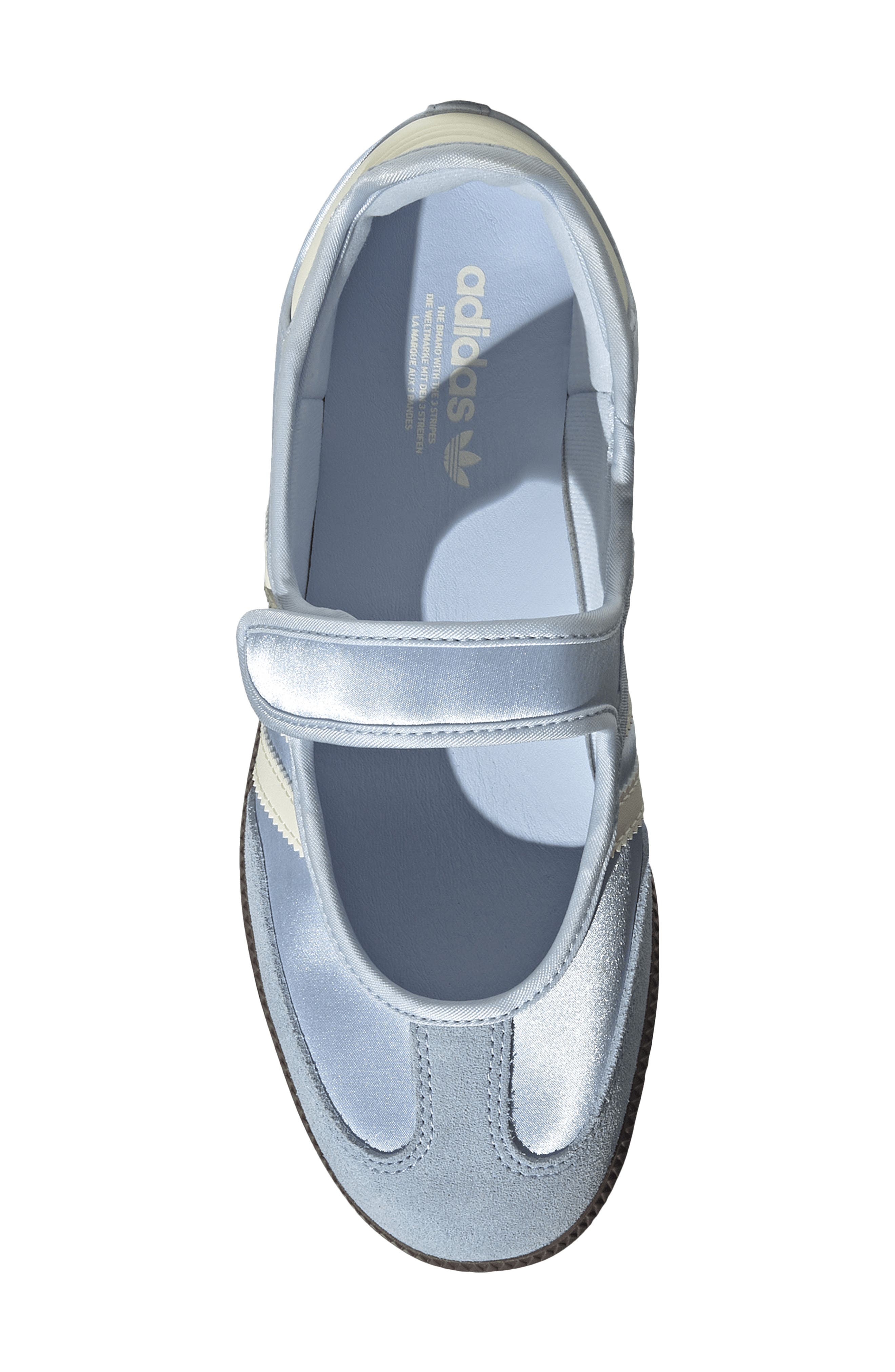 adidas Samba Jane Sneaker, Alternate, color, Crystal Sky/ Cream White/ Gum5