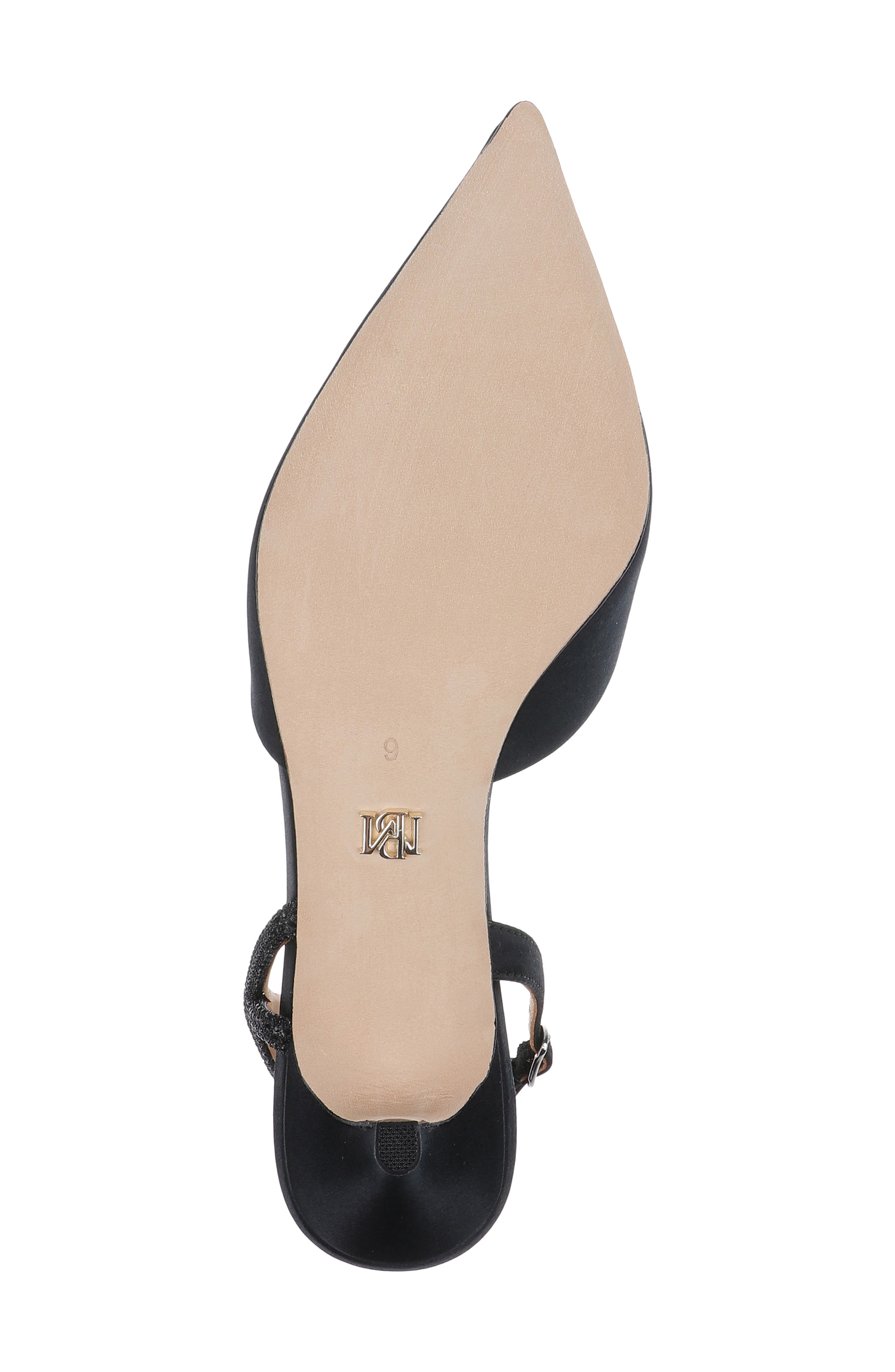 Badgley Mischka Collection Yulianna d'Orsay Pump, Alternate, color, Black Satin