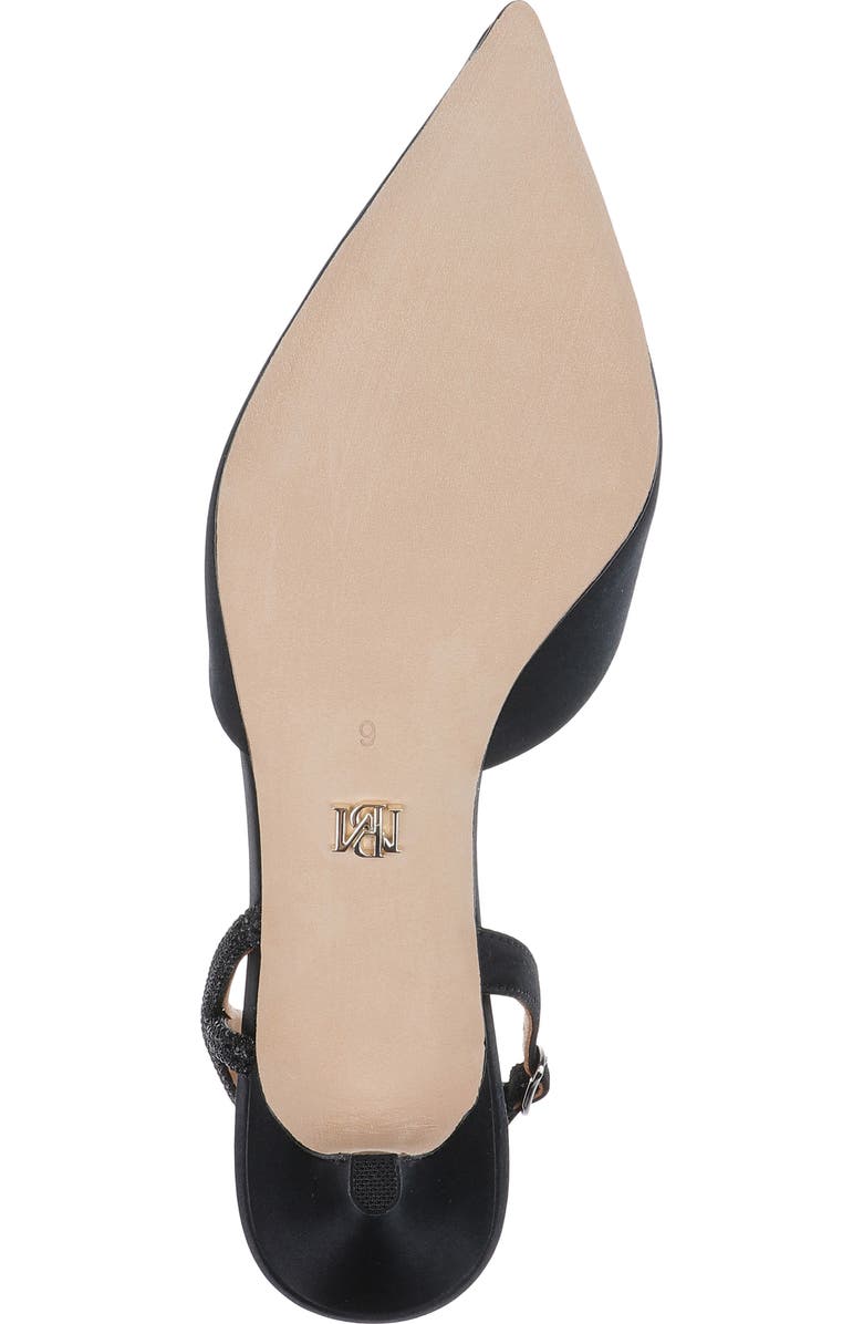 Badgley Mischka Collection Yulianna d'Orsay Pump, Alternate, color, Black Satin