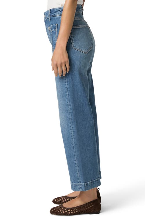 PAIGE PAIGE ANESSA PATCH POCKET HIGH WAIST ANKLE WIDE LEG JEANS 