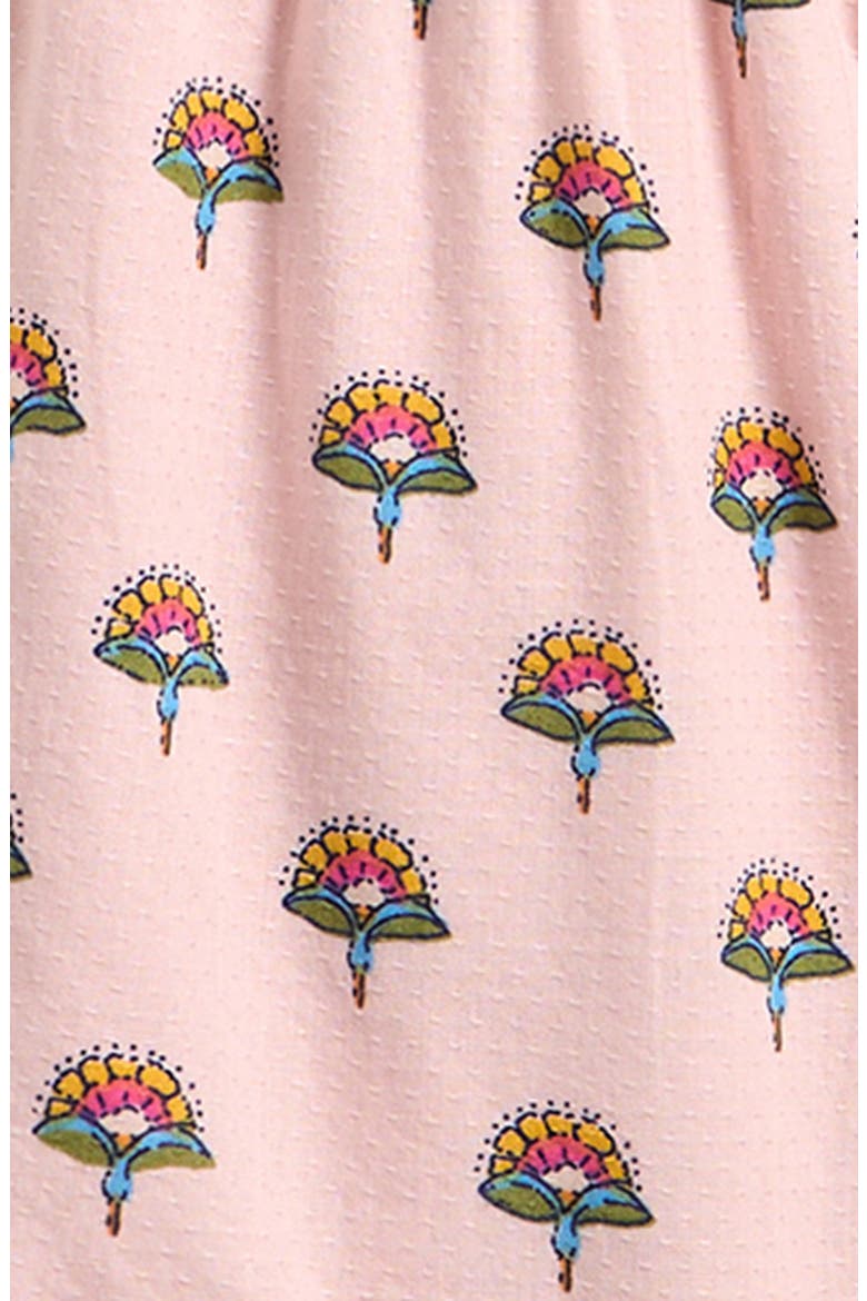 Bodysuit & Embroidered Overalls Set, Alternate, color, PINK ELEPHANT