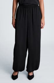 Kenneth Cole Collection Balloon Leg Charmeuse Pants
