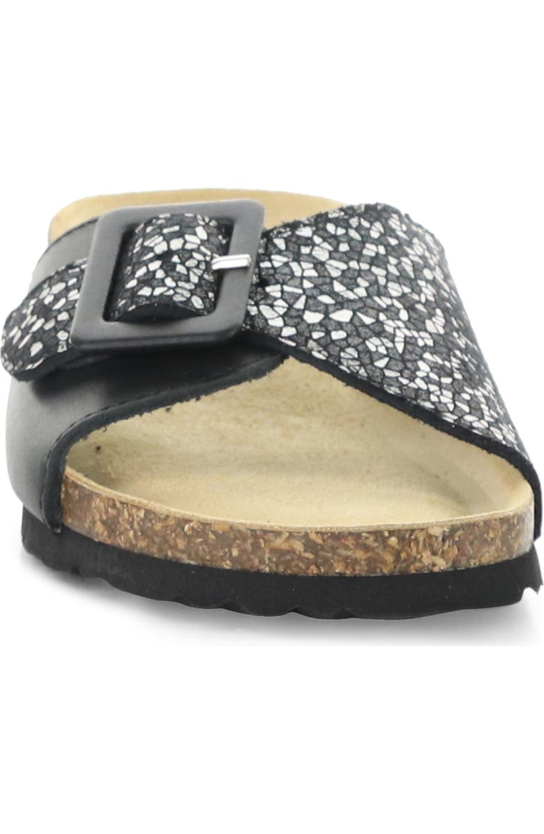 Bos. & Co. Lyra Wedge Slide Sandal, Alternate, color, Nero