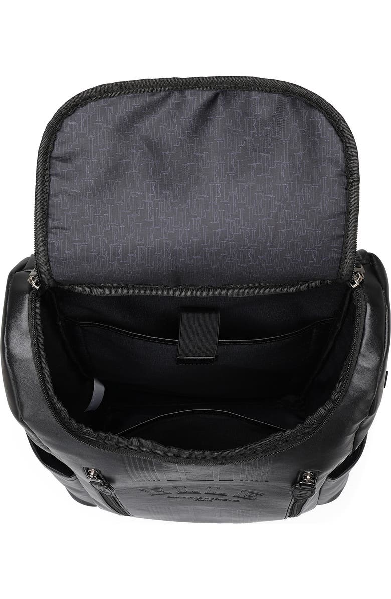 ELLE Roamer 22L Vegan Leather Backpack, Alternate, color, Black