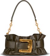 Balmain Mini Anthem Shoulder bag in calfskin leather