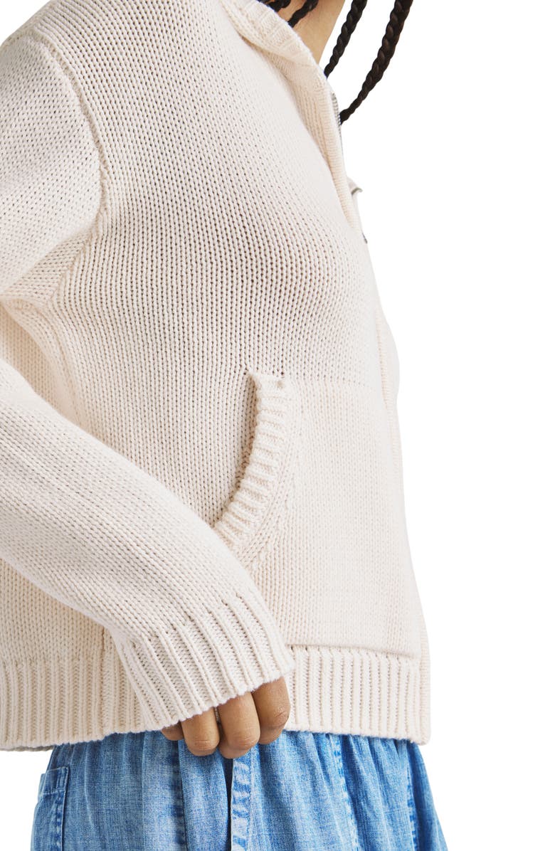 Splendid Vero Cotton Blend Sweater Hoodie, Alternate, color, 