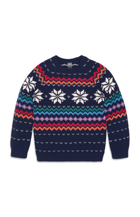 Kids Fair Isle Sweater (Toddler, Little Kid, Big Kid)