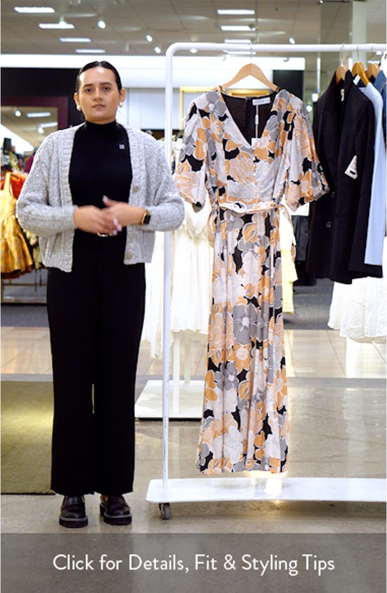 Tiarni Floral Maxi Dress, sales video thumbnail