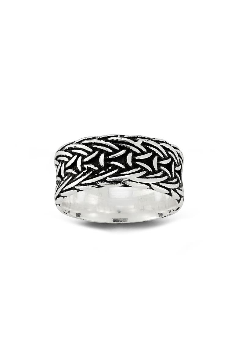 Men's Band Ring, Alternate, color, SILVER
