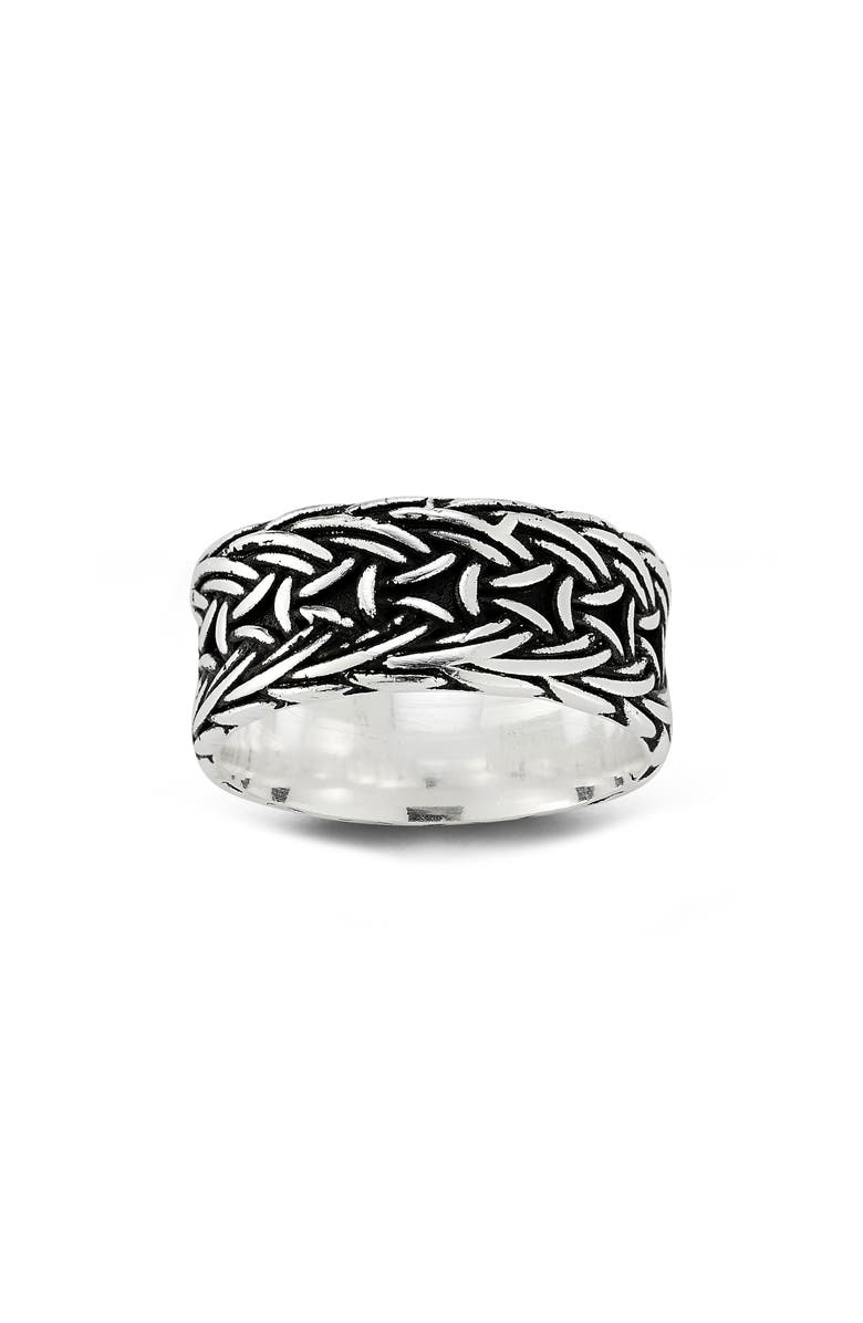 Yield of Men Men's Band Ring, Alternate, color, Silver